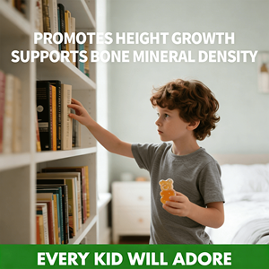 उच्च वृद्धि विटामिन गुम्मस कैल्शियम 100 मिलीग्राम मैग्नीशियम ग्लाइसिनेट 30 मिलीग्राम जस्ता अश्वगंधा ऊंचाई वृद्धि गुम्मस - Product Image 6