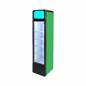 Réfrigérateur vertical de supermarché OUMEITE 145L avec porte vitrée, refroidisseur commercial - Product Image 3