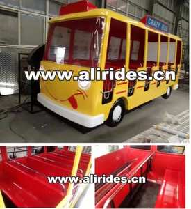 [Ali Brothers] ¡Feliz baile! Mini viajes de Feria de diversiones en autobús loco de Miami portátil - Product Image 2