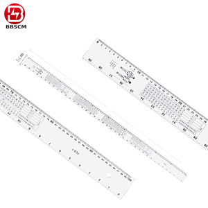 Ensemble complet d'accessoires de couture pour tailleur : Règle de mesure métallique pour la création de patrons – État neuf - Product Image 2