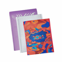 Enveloppes à bulles personnalisées, lot de 50 pièces, fermeture automatique, coussin à bulles, noir mat, enveloppes d'emballage, livraison