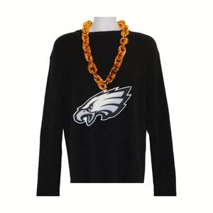 NCAALouisville Cardinals Team Fan Chain Necklace Custom Logo Multi-Layer Foam Oversized Promo <b>Lanyard</b> - Product Image 4