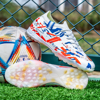 Chaussures de football personnalisées pour homme, chaussures de sport d'équipe en plein air, chaussures de football pour enfants, semelle extérieure en caoutchouc, baskets d'entraînement pour enfants