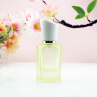 Flacon de Parfum en Verre de 30m, Rechargeable, Rectangulaire, Couleurs Pastel, Récipient Cosmétique Portable Givré Vide pour Parfum