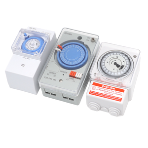 Control de tiempo diario de alta cantidad, interruptores analógicos de 3 módulos, temporizador SUL181d con 200 horas de reserva de batería, corriente máxima de 16A - Product Image 6