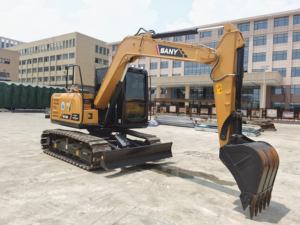 Excavadora Sany SY75 Modelo 2023, 7.5 Toneladas de Peso Operativo, Capacidad de Cucharón de 0.26m, Bomba Hidráulica Yanmar, 99% Nueva, 0-2000 Horas - Product Image 4