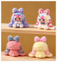 Figurines d'ornement 3D Fariy, miniatures de jardin, décoration de la maison, jouets pour enfants, figurine de lapin en peluche, bricolage, boîte mystère surprise porte-bonheur