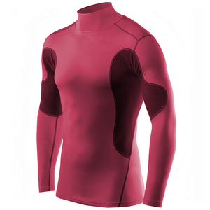 Camiseta de Compresión de Alta Calidad, Transpirable, Ajustada, Deportiva, con Logotipo Personalizado, para Hombre, para Gimnasio, Entrenamiento y Deportes - Product Image 3