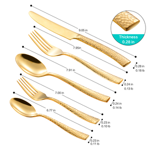 Posate per posate in acciaio inossidabile Set regalo di <span class=keywords><strong>5</strong></span> pz - Product Image 3