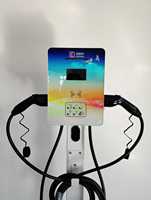 Station de charge EV OEM Wallbox 7kW 32a Type 2 Connecteur Prise 5m Câble 1 Phase SAE J1772 AC EVSE Chargeur