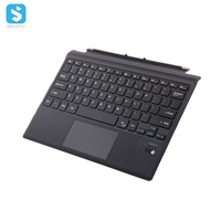 Vente chaude En Cuir PU Mince Boîtier Rechargeable BT Clavier Sans Fil avec Pavé Tactile pour Microsoft Surface Pro 12.3 "3 4 5 6 7
