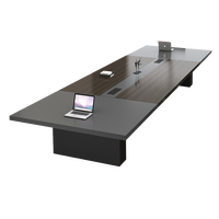 Ensemble de table de conférence de luxe HYZ-45, mobilier de bureau moderne avec chaises, table de conférence et chaises pour usage de bureau