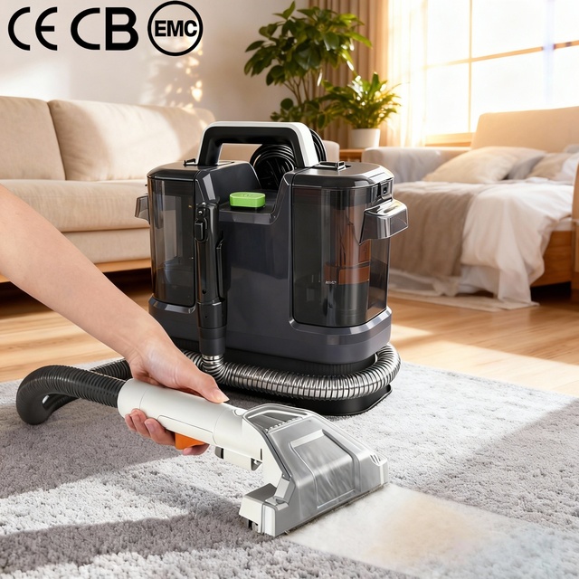 IN STOCK Handheld Portable Multi Purpose Removable Water Tank Carpet Extractor Upholstery Sofa Spot Cleaner with CE CB