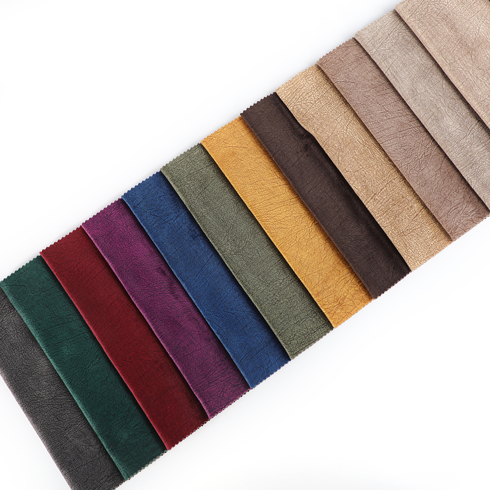 Custom Eco Friendly Faux Leather Synthetic Leather&polyester for Home Decoration Sofa Textiles for Home