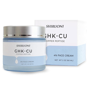 Crème hydratante pour le visage à base de GHK-<span class=keywords><strong>Cu</strong></span> vegan et naturelle, marque privée, pour restaurer l'élasticité, repulper, raffermir et rajeunir la peau du visage - Product Image 1