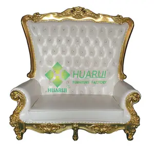 Le trône le plus chaud préside la chaise à dossier haut de luxe dans le mariage