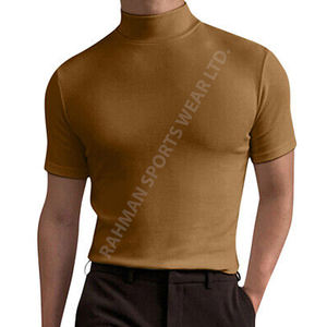 Calidad superior con precio al por mayor Camiseta básica de cuello vuelto para hombre Traje informal ligero de media manga disponible en todos los tamaños - Product Image 5