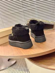 Designer Luxury Classic Flat Women's Snow <b>Boots</b> Winter <b>Spring</b> Style Thick Bottom Indoor Home Wear for Slippers for Couples - Product Image 4