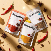 Sac d'Emballage pour Condiments en Poudre Sèche, Thermoscellable, Haute Qualité, Personnalisé, en Plastique et Feuille d'Aluminium – Vente en Gros