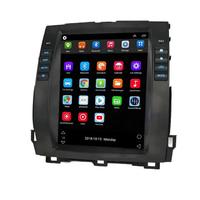 Lecteur DVD de voiture 9,7 pouces, écran tactile Android, navigation GPS, autoradio, autoradio de style Tesla pour Toyota Prado Lexus Gx470