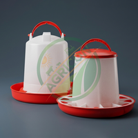Abreuvoir automatique commercial pour volailles, capacité de 1,5L à 16L, en PVC, pour élevage de poulets de chair, système d'économie d'eau