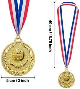 Noble Luxury Gold Boxing Medal Premier <span class=keywords><strong>prix</strong></span> avec des gants Stars Laurel Design - Product Image 5