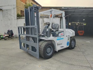 Montacargas Diésel <span class=keywords><strong>TCM</strong></span> 70 de 7 Toneladas de Alta Calidad, Fabricación Japonesa, Máquina de Segunda Mano en Venta con Componentes Principales: Bomba, Motor, Rodamiento - Product Image 3