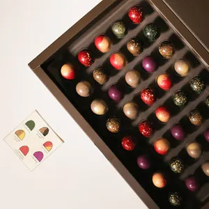 Custom Insert Luxe Chocolade Truffeldoos Hoge Einde Kerst Chocolade Geschenkdoos Voor Cadeau