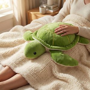 Peluche tortue de mer lestée WEIGEDU, 20 pouces, 2,3 lb, douce, poids amovible, yeux brodés, <span class=keywords><strong>pour</strong></span> enfants et adultes, jouet réconfortant - Product Image 6