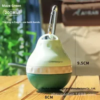 Gobelet à eau portable pour animaux de compagnie et bols de voyage pour chiens et chats, forme de larme, utilisation en extérieur