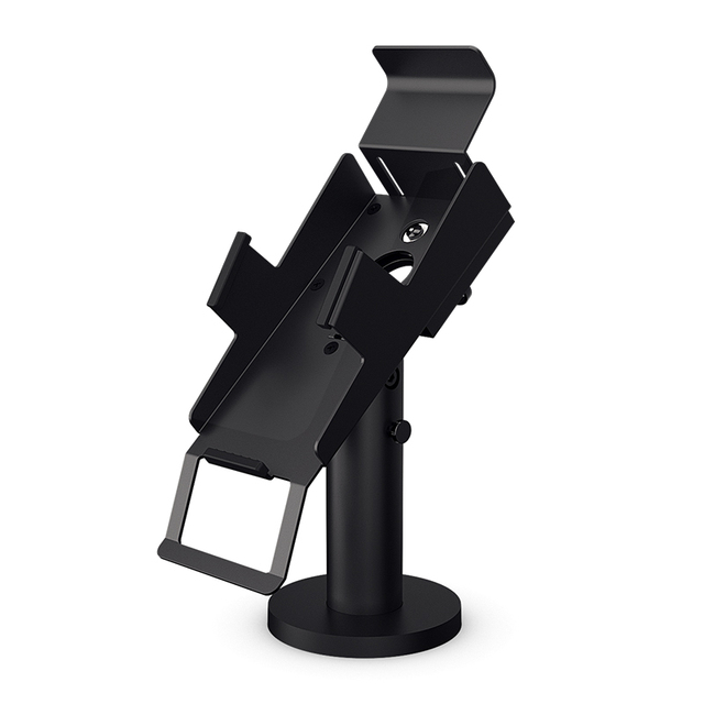 Universal Customized Accept Anti Theft Adjustable Desktop Pos Machine Holder Pos Bracket Payment Stand with Lock for Credit Card