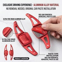 Extension de palettes de changement de vitesse en alliage d'aluminium pour VW Golf 8 MK8 Tiguan L Passat 2019-2025 Accessoires intérieurs