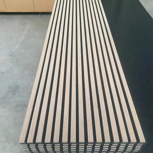 Parete eco-friendly pannelli acustici legno stecche decorativo rivestimento insonorizzato impiallacciatura per Studio ufficio Home Theater ospedale scuola - Product Image 2