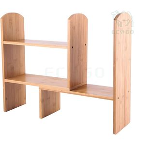 Organisateur de bureau en bois facile à installer et à nettoyer, support de bureau en bambou - Product Image 3