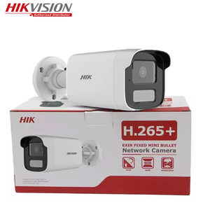Hikvision DS-2CD1T83G2-LIU(F) 8 MP 스마트 하이브리드 조명 고정 총알 네트워크 카메라 침입자를위한 액티브 스트로브 라이트 오디오 알람 - Product Image 1