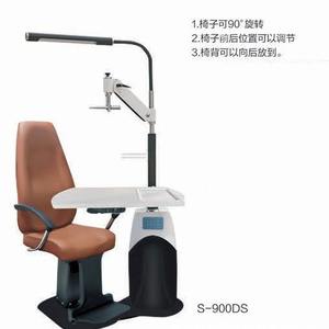 Table d'optométrie Shanghai Shengcheng S-900DS avec fauteuil électrique à rotation 360° et hauteur réglable pour examen oculaire - Product Image 3