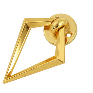 Diamond Shaped Zinc Alloy Cabinet Door <b>Pull</b> Ring Modern Furniture Handle Hardware Decorative Buckle - Product Image 2