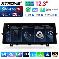 Autoradio Android 12,3 pouces pour BMW X1 E84 sans écran d'origine, 8+128 Go, Snapdragon 680, écran 2K, 4G mondial, CE-XTRONS