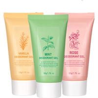 Gel déodorant unisexe 30 ml à l'alun, parfum clair, élimine les odeurs et les taches, nettoyant à base de plantes, parfum secret