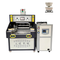 Machine de soudage à table coulissante automatique de qualité supérieure pour la soudure de sandales en cristal et de semelles supérieures de chaussures en PVC