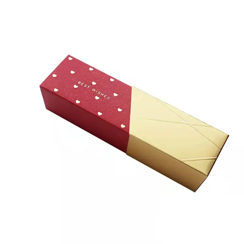 Caja de embalaje de Chocolate personalizada, productos de lujo, respetuosos con el medio ambiente, paquete de barras de papel, 2021