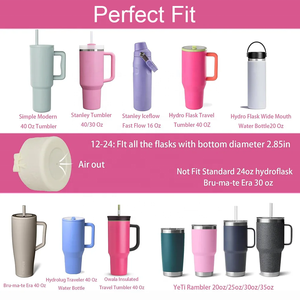 Nueva Funda de Silicona para Tazas, Antideslizante y Aislante del Calor, con Diseño de Lazo de <span class=keywords><strong>Mariposa</strong></span>, 7.5CM/12-40oz, Base Universal para Tazas - Product Image 5