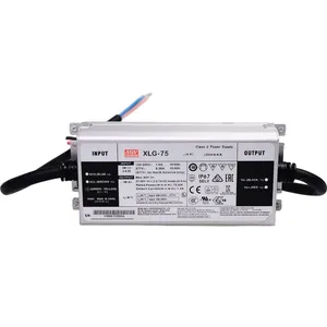 MEAN WELL XLG Series LED Driver 12V 24V AC-DC 75/100/150/200/240/300W Dimmable 12V 24V LED Switching Power Supply