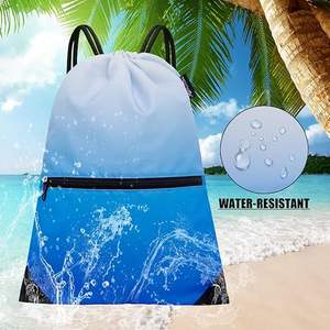 Sac à dos à cordon personnalisé avec logo, sac de sport, sac de gym, sac à cordon décontracté pour l'extérieur - Product Image 3