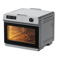 Four de cuisine à fonction complète 32L Visible Big Toaster Bread Steam Air Fryer Four sans huile