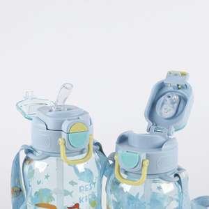 Botella Deportiva Térmica Infantil <span class=keywords><strong>de</strong></span> 600 ml, Antiderrames, con Tapa y Pajita, Reutilizable y Ecológica para el Regreso a Clases - Product Image 5