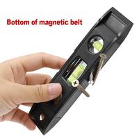 Mini règle horizontale Portable 3 bulle niveau à bulle coque ABS magnétique pour outil de mesure machines niveleur outil de poche mesure