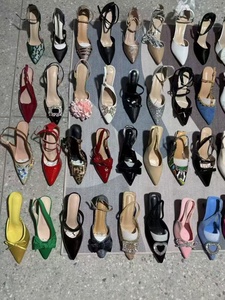 Phụ Nữ Mới Của Cao Gót Mùa Hè Thời Trang Sexy Toe Toe Đảng Giày Châu Phi Kích Thước Lớn Gót Hỗn Hợp Thiết Kế Bán Buôn - Product Image 2