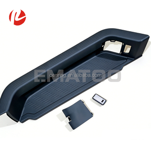 2005 up Hiace Middle Door Steps for RHD and LHD ABS Black and Gray With LED Lights <strong>Car</strong> <strong>Pedal</strong> - Product Image 4
