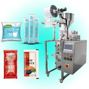 Máquina de embalagem de iogurte líquido automático, de alta precisão, vffs, sachet, máquina de embalagem